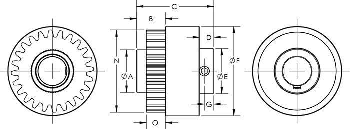 2875 Overrunning Gear Clutch Hot Stamper, Dimensions 2875 Overrunning Gear Clutch Hot Stamper, Dimensions