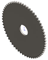 1476 Sprocket 60 Tooth, 25 Pitch - Tiny-Clutch 1476 Sprocket 60 Tooth, 25 Pitch - Tiny-Clutch